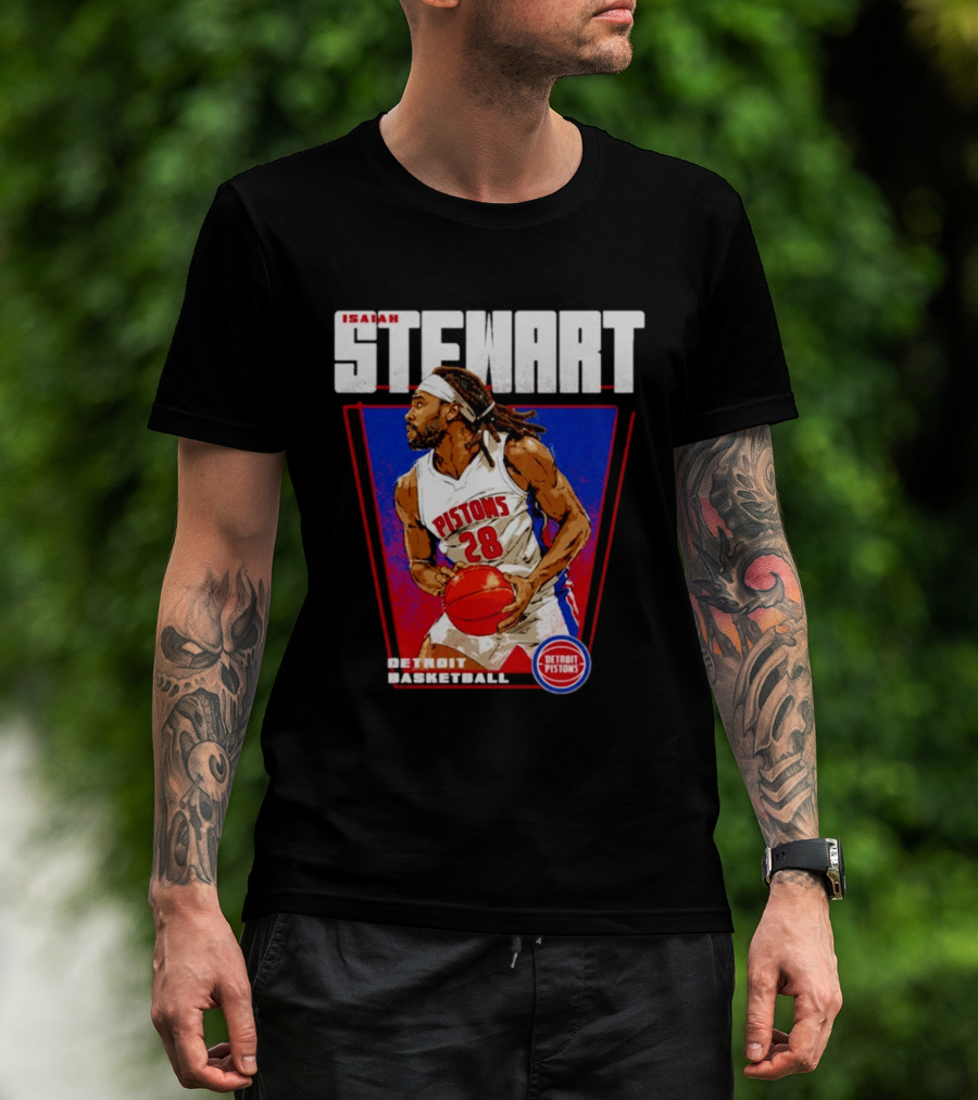 Isaiah Stewart Detroit Pistons Basketball 28 T-Shirt