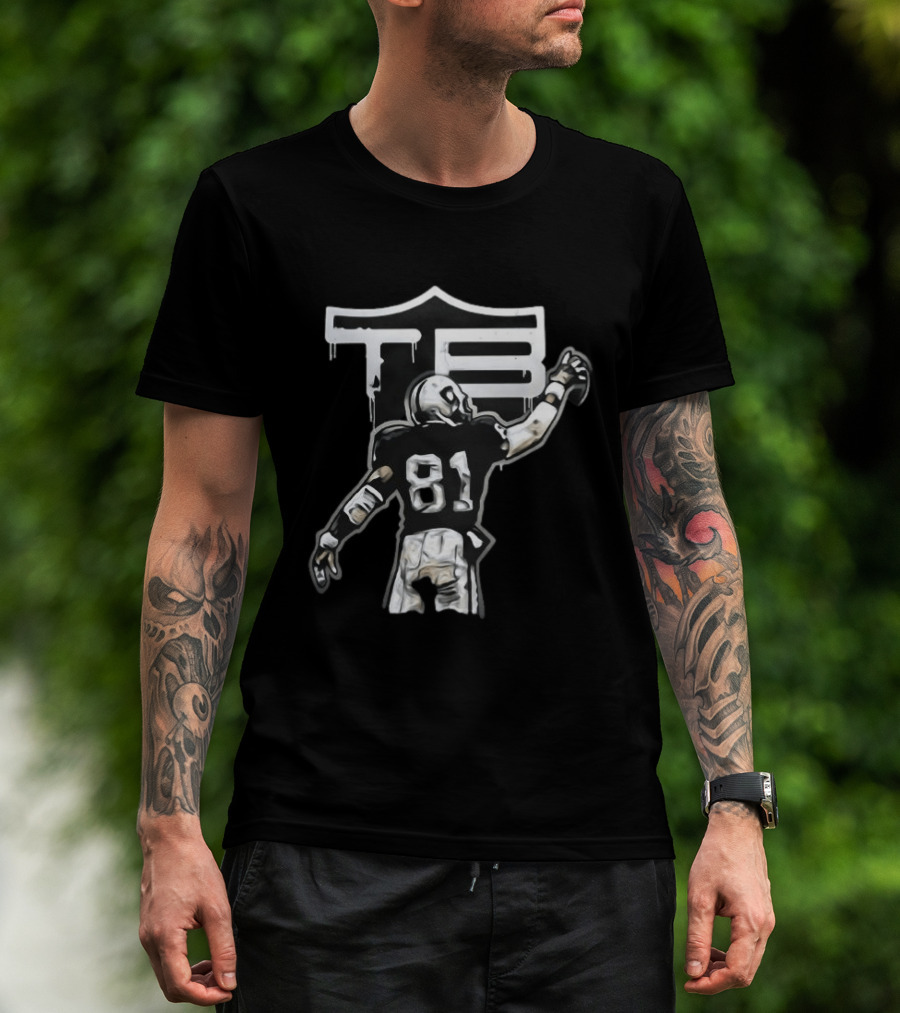 Las Vegas Raiders Mr. R8R 81 TB Football T-Shirt