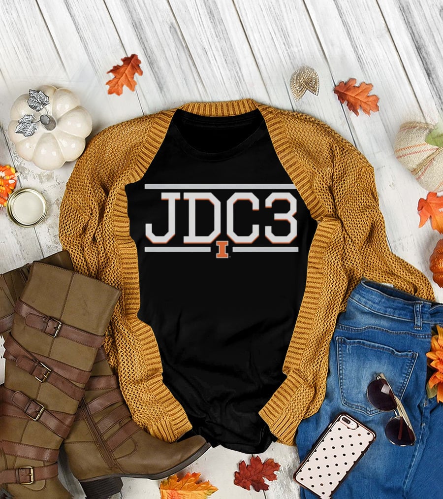 Illinois Fighting Illini JDC3 Jake Davis Corner 3 T-Shirt