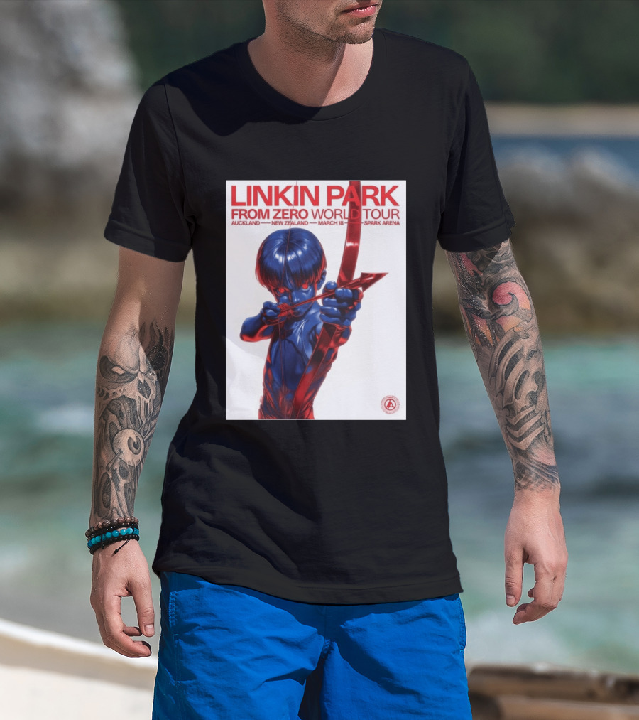 Linkin Park From Zero World Tour Auckland New Zealand 2026 March 18 Spark Arena T-Shirt