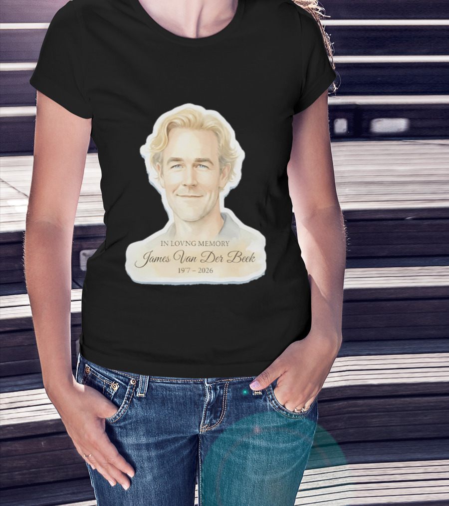 James Van Der Beek In Loving Memory 1977 2026 T-Shirt