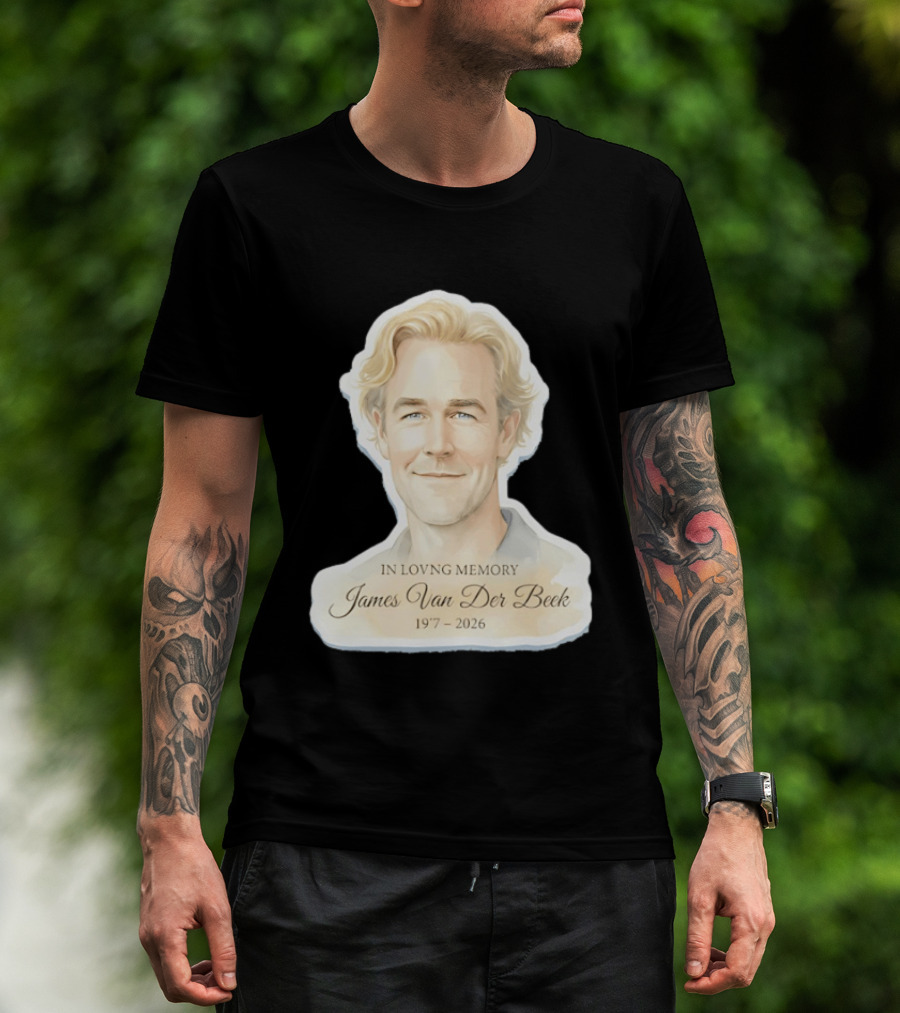 James Van Der Beek In Loving Memory 1977 2026 T-Shirt