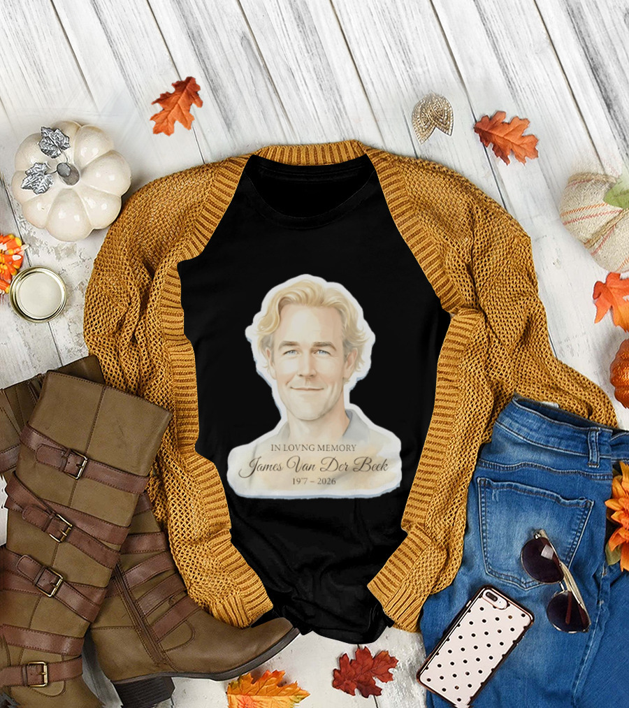 James Van Der Beek In Loving Memory 1977 2026 T-Shirt