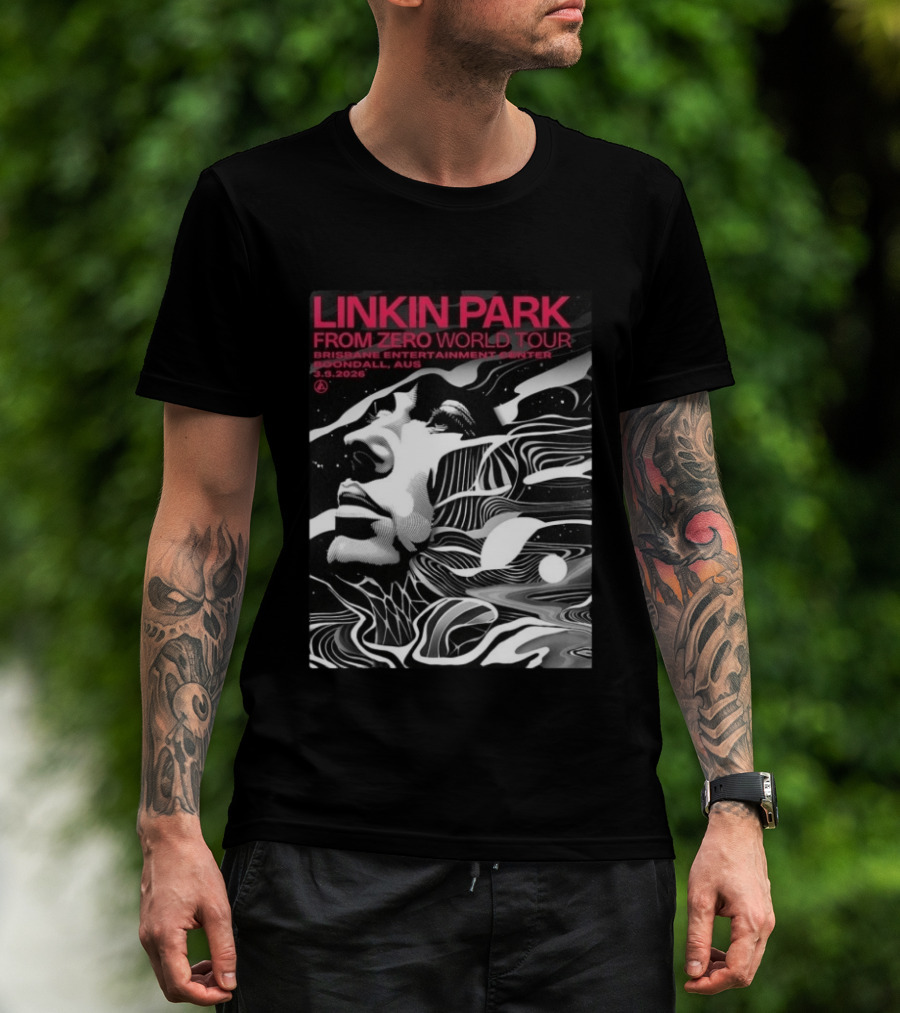 Linkin Park From Zero World Tour Brisbane Entertainment Center Boondall Australia March 3 2026 T-Shirt