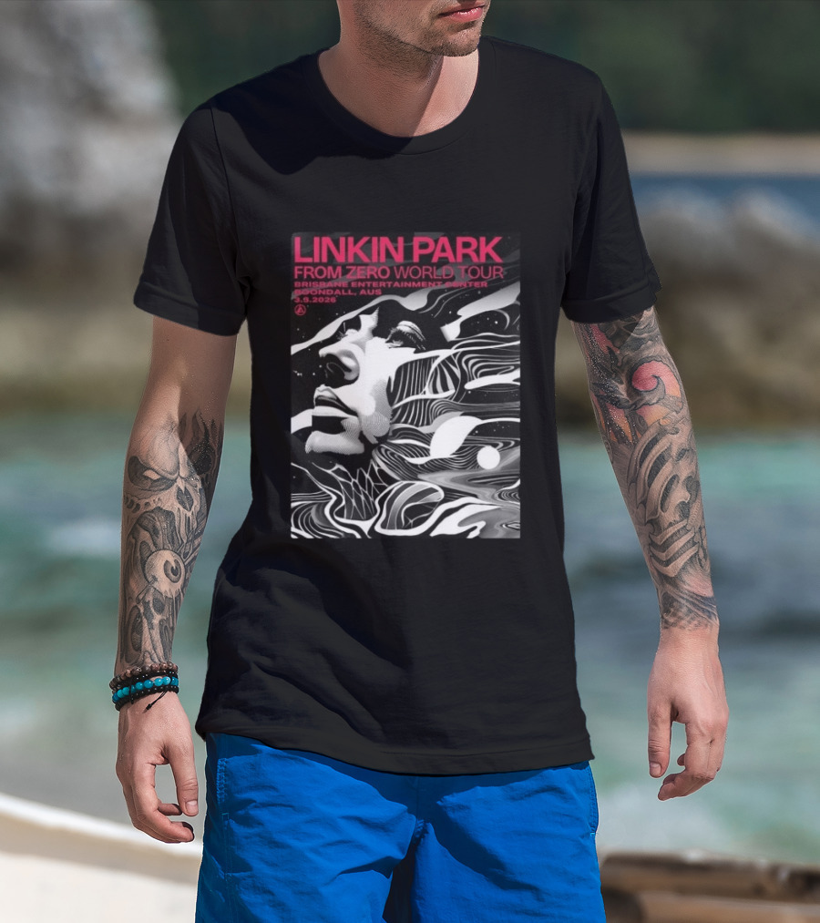 Linkin Park From Zero World Tour Brisbane Entertainment Center Boondall Australia March 3 2026 T-Shirt