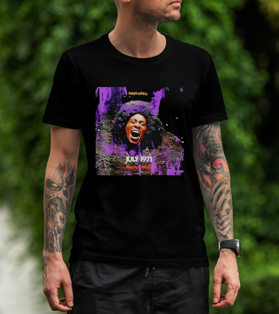 July 1971 Funkadelic Maggot Brain Album Cover T-Shirt