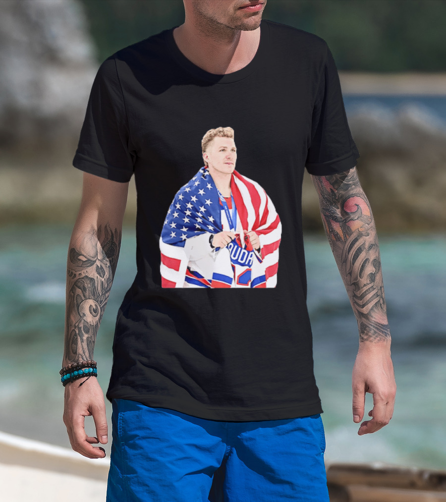 Matthew Tkachuk Team USA 2026 Milano Cortina Winter Olympics Golden Goal T-Shirt