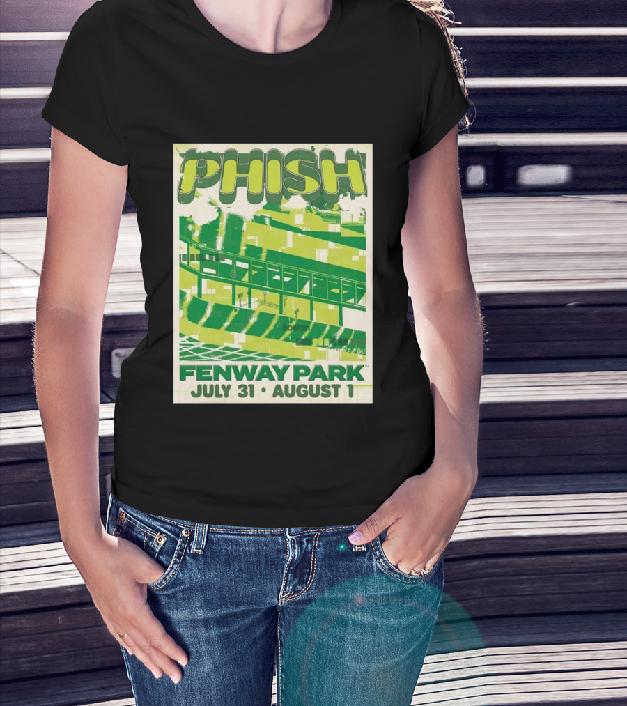 Phish Fenway Park Boston July 31 August 1 Event 2026 T-Shirt