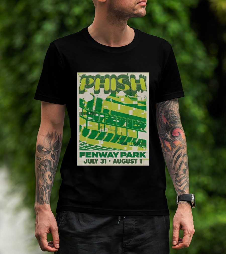 Phish Fenway Park Boston July 31 August 1 Event 2026 T-Shirt