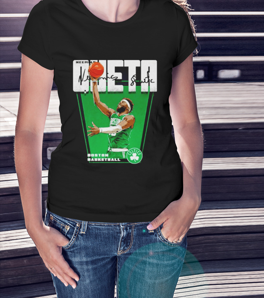 Neemias Queta Boston Celtics Basketball Celtics T-Shirt