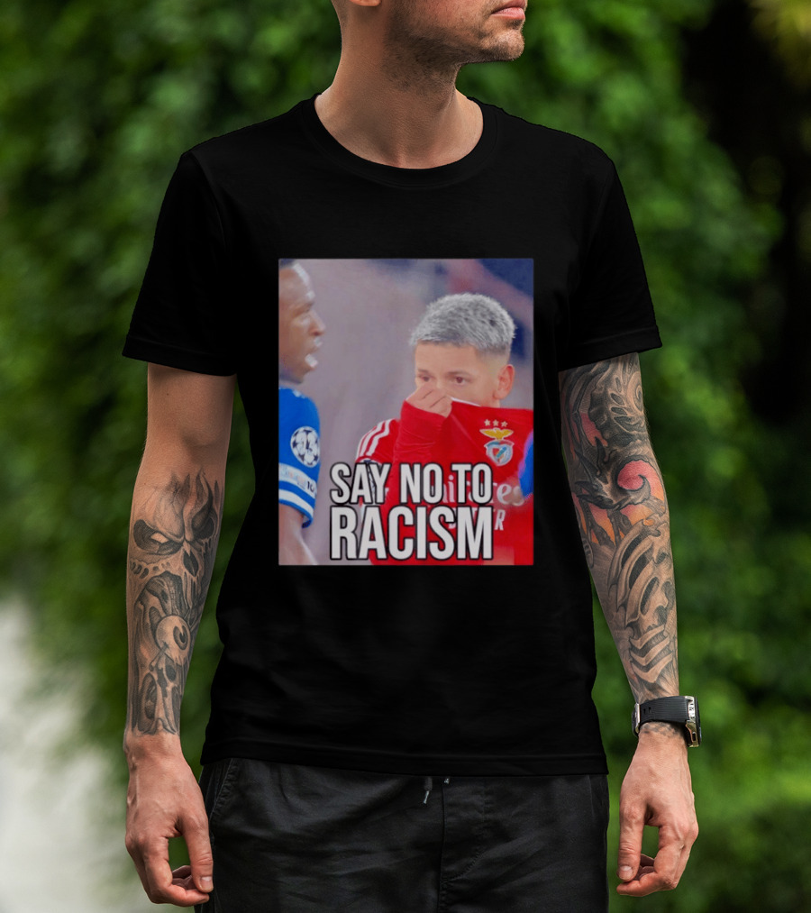 Say No To Racism Benfica Player Supports Anti Racism Movement T-Shirt