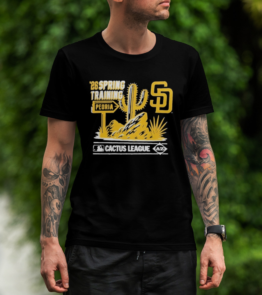 San Diego Padres 2026 Cactus League Spring Training Peoria MLB T-Shirt