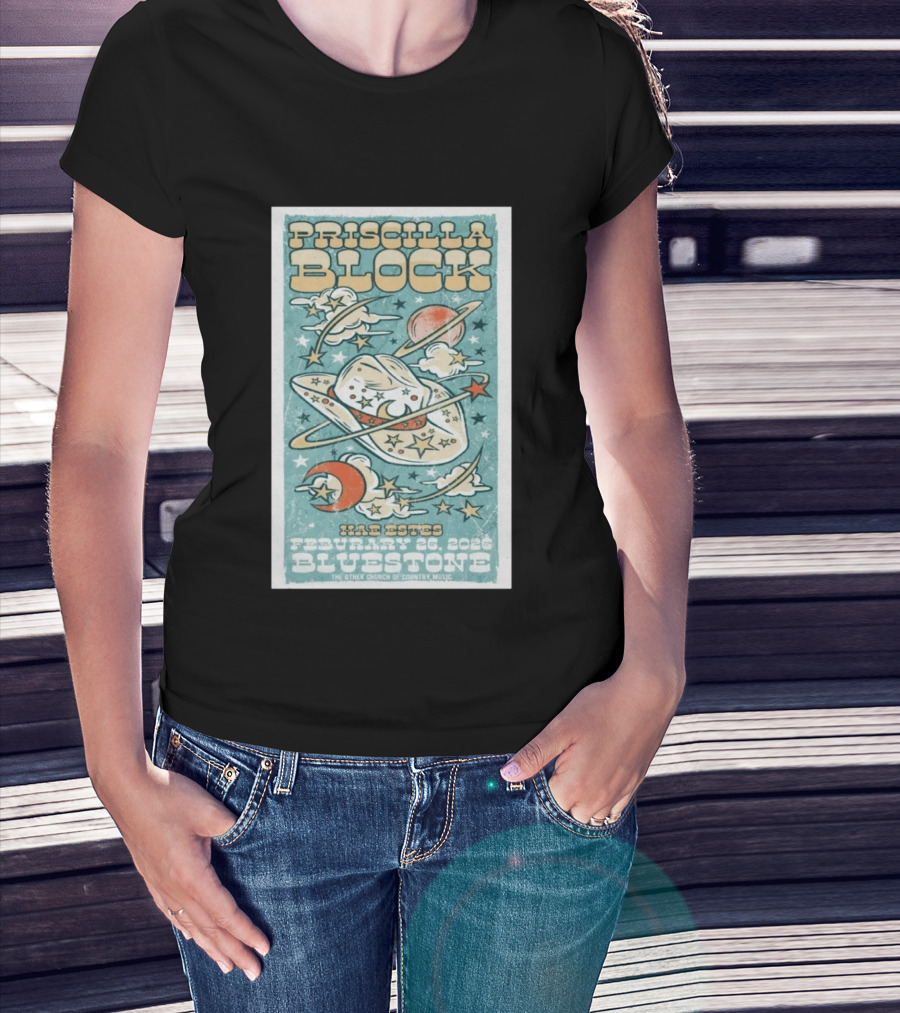 Priscilla Block Rae Estes February 26 2026 Bluestone Columbus OH T-Shirt