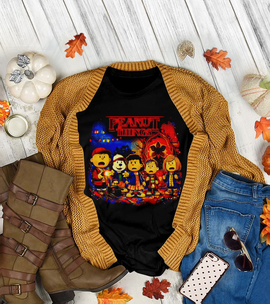 Peanut Things Parody Mashup Mystery Adventures T-Shirt
