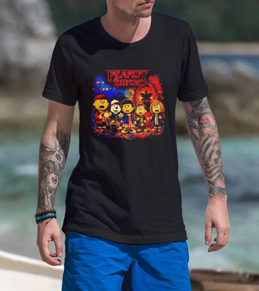 Peanut Things Parody Mashup Mystery Adventures T-Shirt