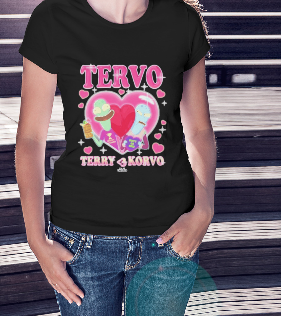 TERVO Terry Korvo Trophy Husband Don't Go Bacon My Heart T-Shirt