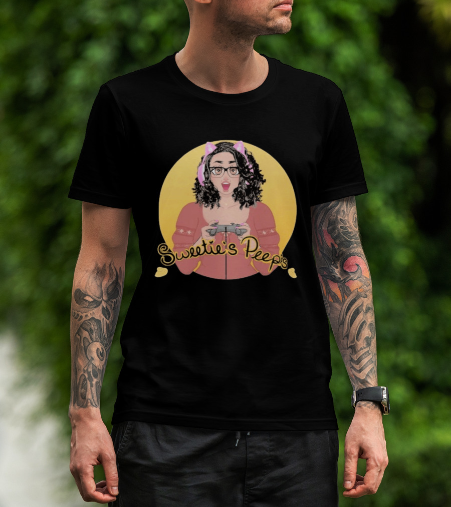 Sweetie's Peeps Gamer Girl Headset And Glasses T-Shirt