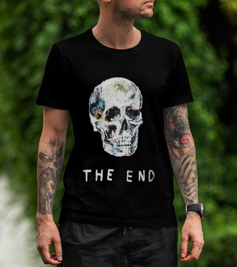 The End Colorful Skull T-Shirt