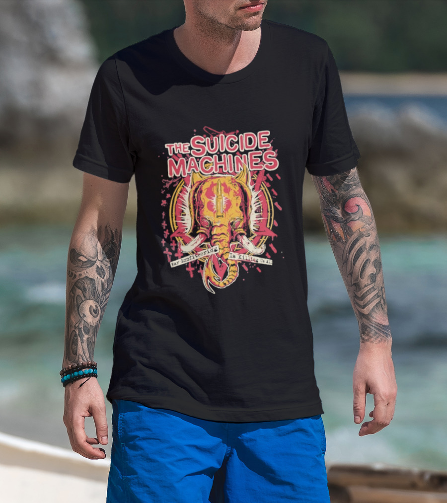 The Suicide Machines Elephant Art War Profiteering Is Killing Us All T-Shirt