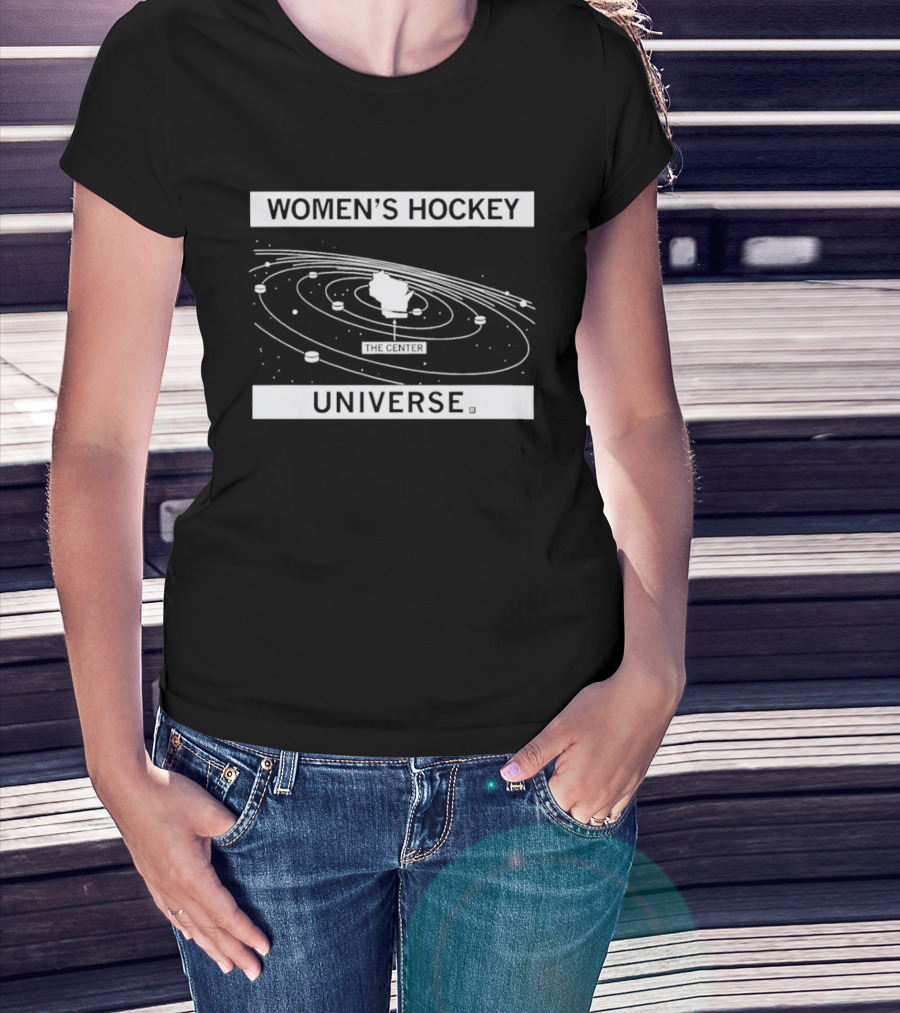 Women's Hockey Universe Celestial Orbit Rings T-Shirt