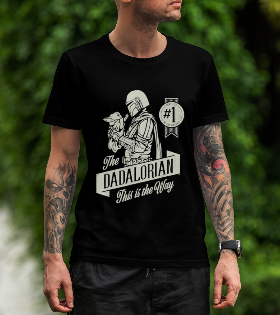 The Dadalorian Yoda Mandalorian Star Wars This Is The Way #1 T-Shirt