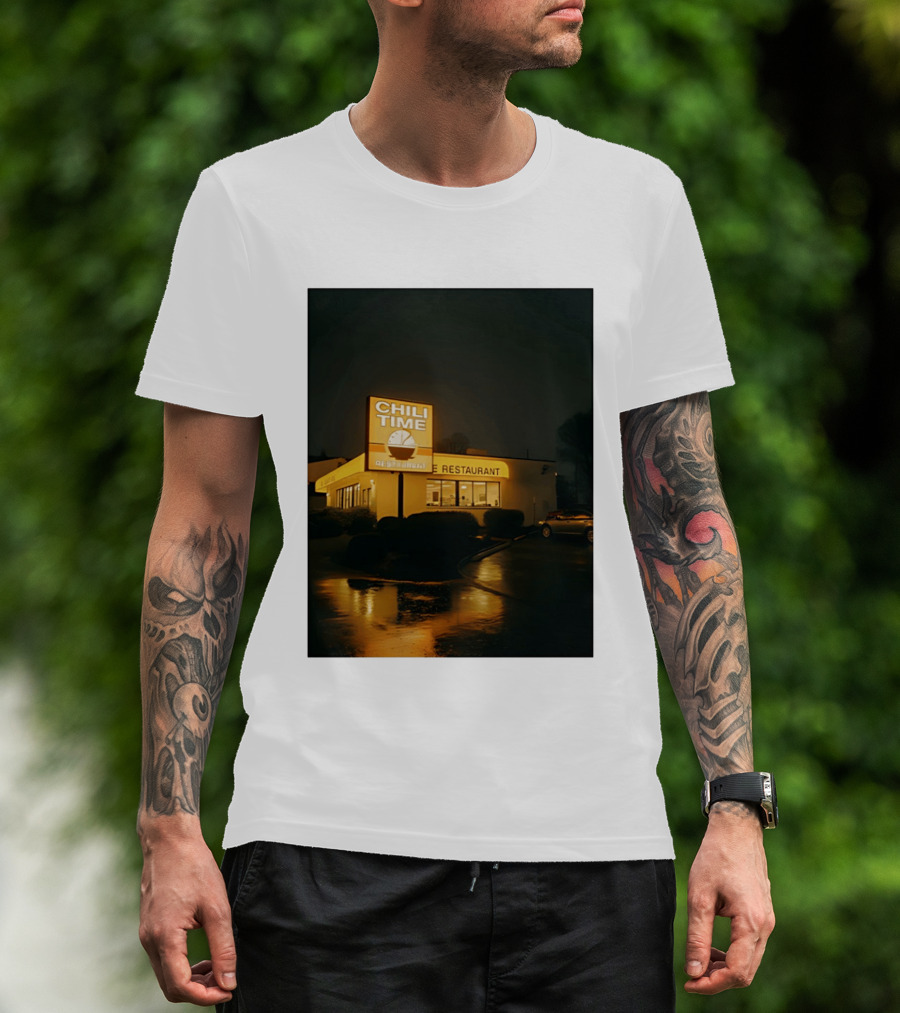 CHILI TIME Night Vibes Restaurant St Bernard Recreation Department T-Shirt