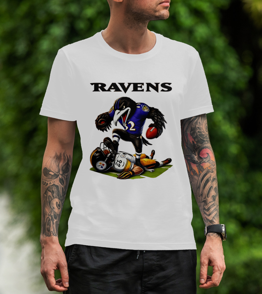 Ravens Vs Steelers Rivalry Intensity Football Battle T-Shirt