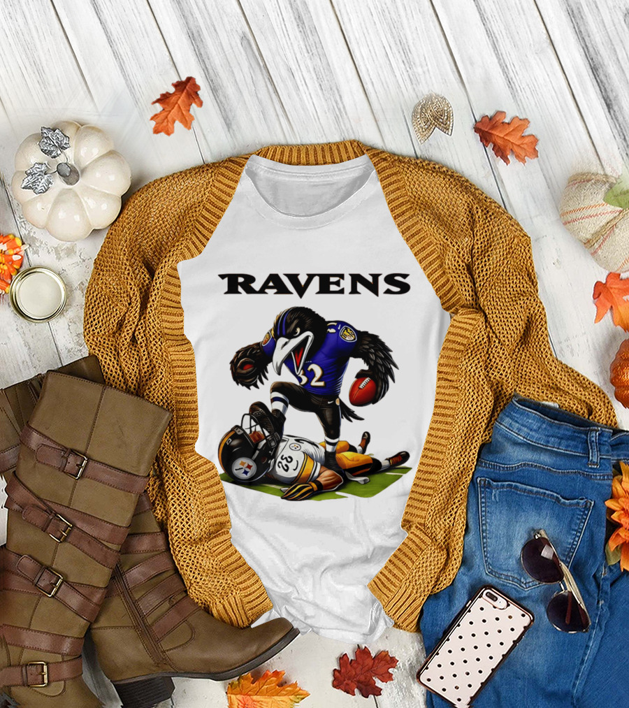 Ravens vs Steelers Rivalry Intensity Football Battle T-Shirt