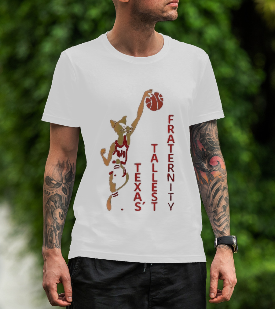 Houston Cougars Texas Tallest Fraternity Cat Dunking Phi Slama Jama T-Shirt