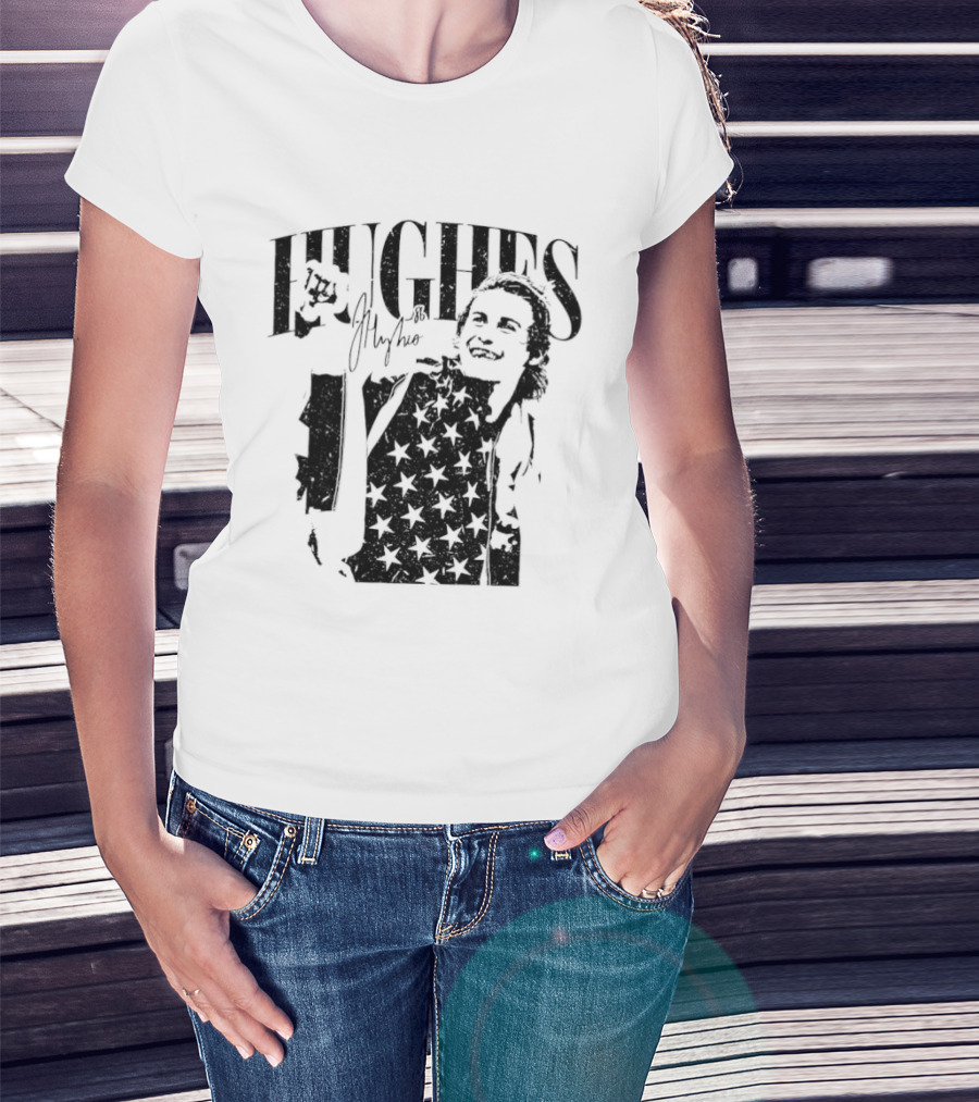 Hughes Jack Team USA Olympic Gold Medal Hockey 2026 Stars T-Shirt