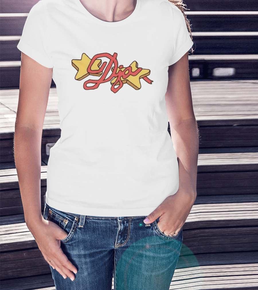 Juls Star Dia Red And Yellow Stars T-Shirt