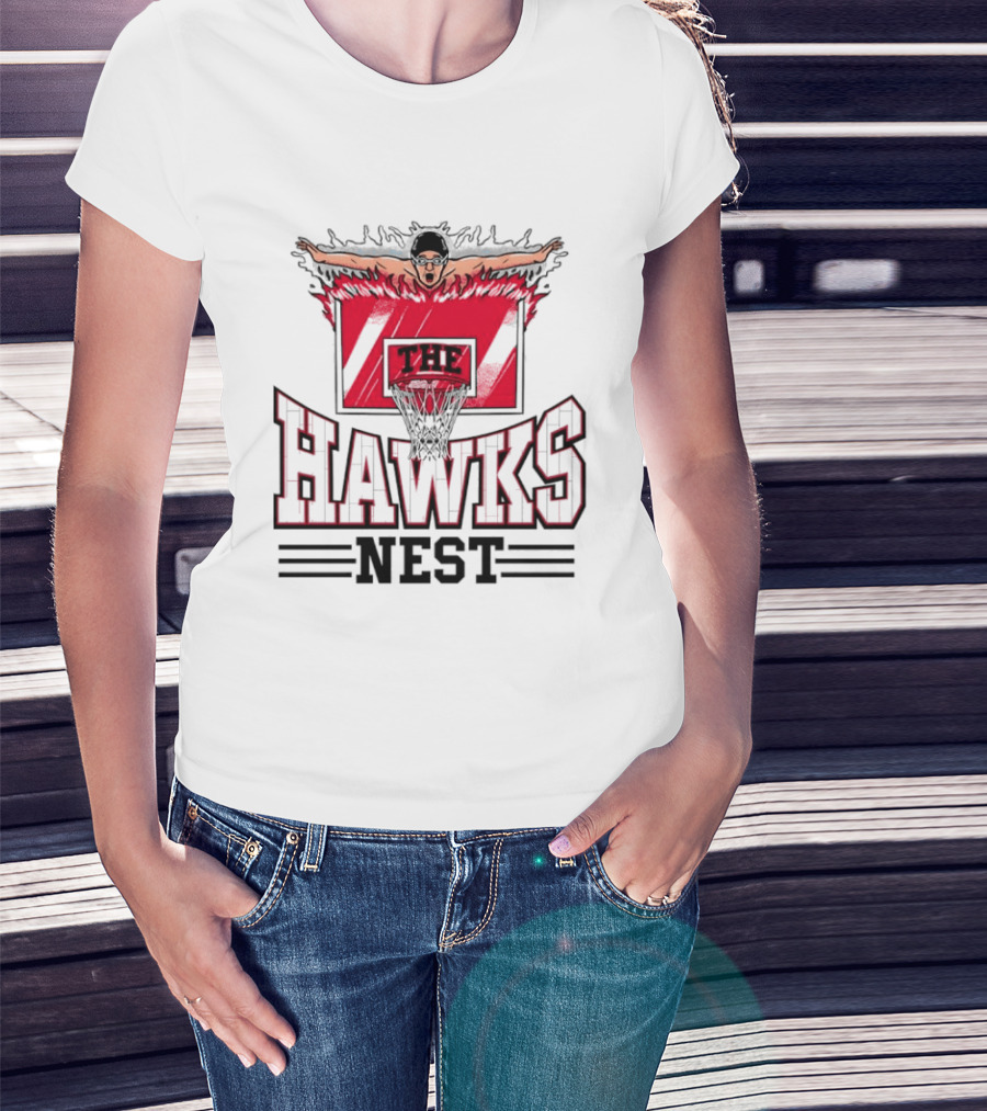 The Hawks Nest Basketball Swimming Combo T-Shirt