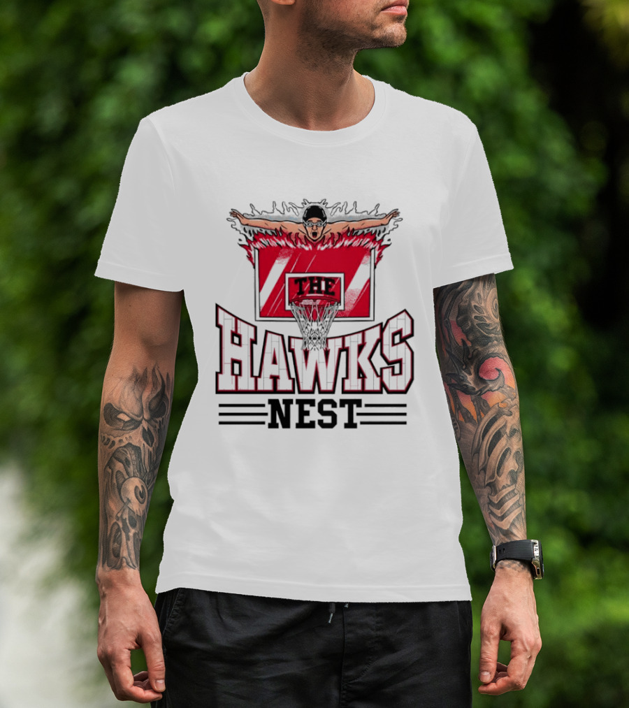 The Hawks Nest Basketball Swimming Combo T-Shirt