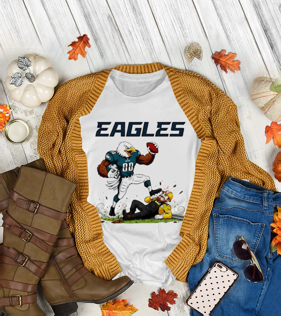 Philadelphia Eagles vs Pittsburgh Steelers Rivalry Beat Steelers T-Shirt