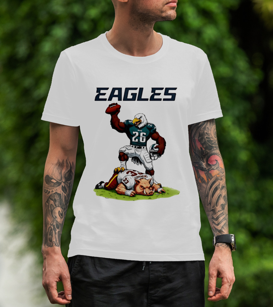 Eagles Vs Commanders Rivalries NFL Showdown Football Battle T-Shirt