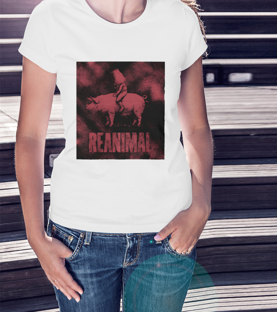 Reanimal Bucket Pig Rider Red T-Shirt