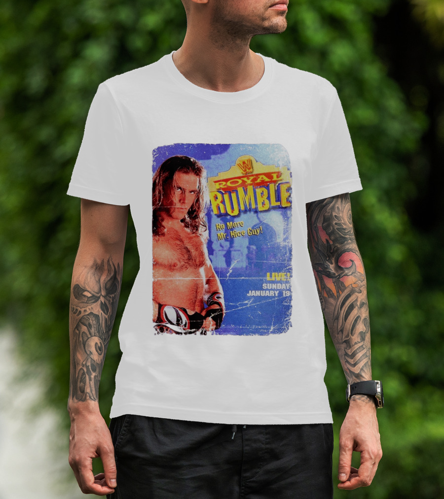 WWF Royal Rumble 1996 No More Mr. Nice Guy Live Sunday January 19 T-Shirt