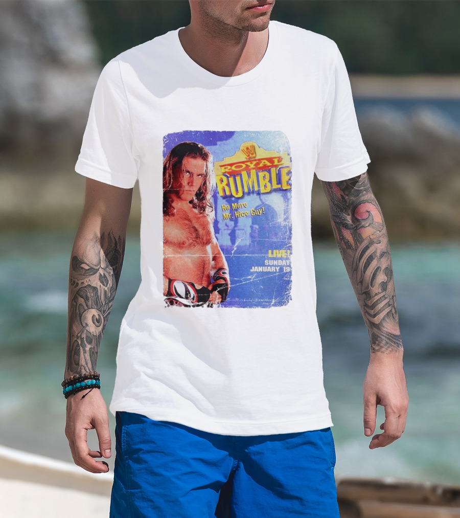 WWF Royal Rumble 1996 No More Mr. Nice Guy Live Sunday January 19 T-Shirt