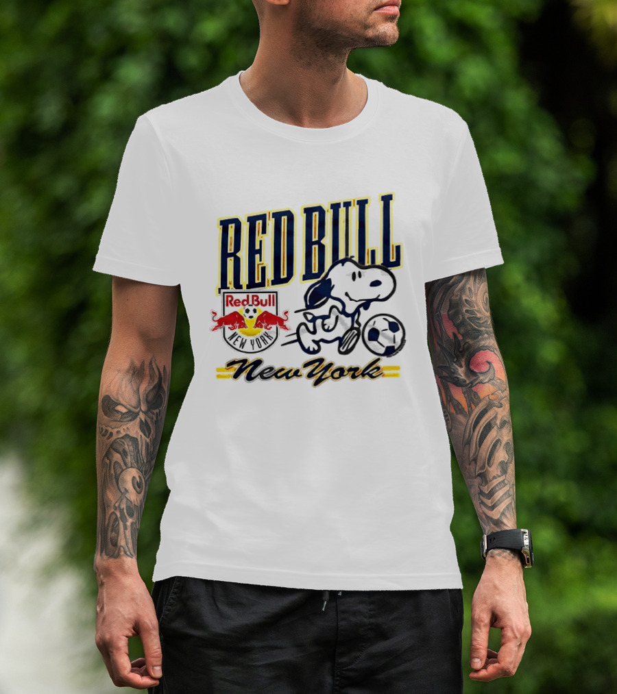 Red Bull New York Snoopy Peanuts Soccer T-Shirt