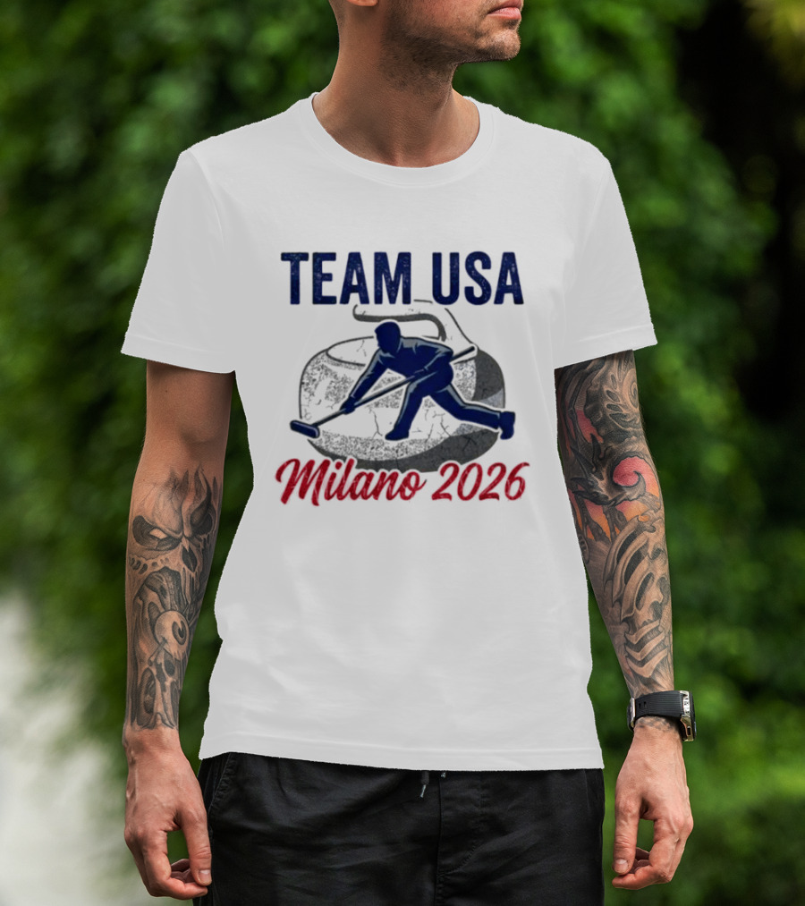 Team USA Curling Milano 2026 Olympics T-Shirt