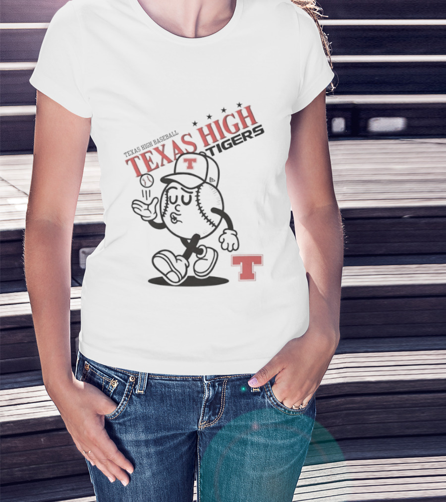 Texas High Tigers Baseball T-Shirt