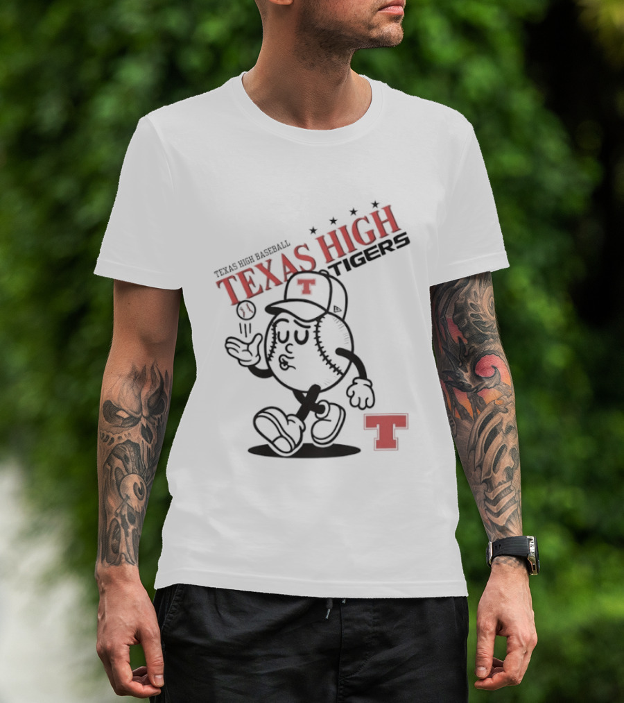 Texas High Tigers Baseball T-Shirt