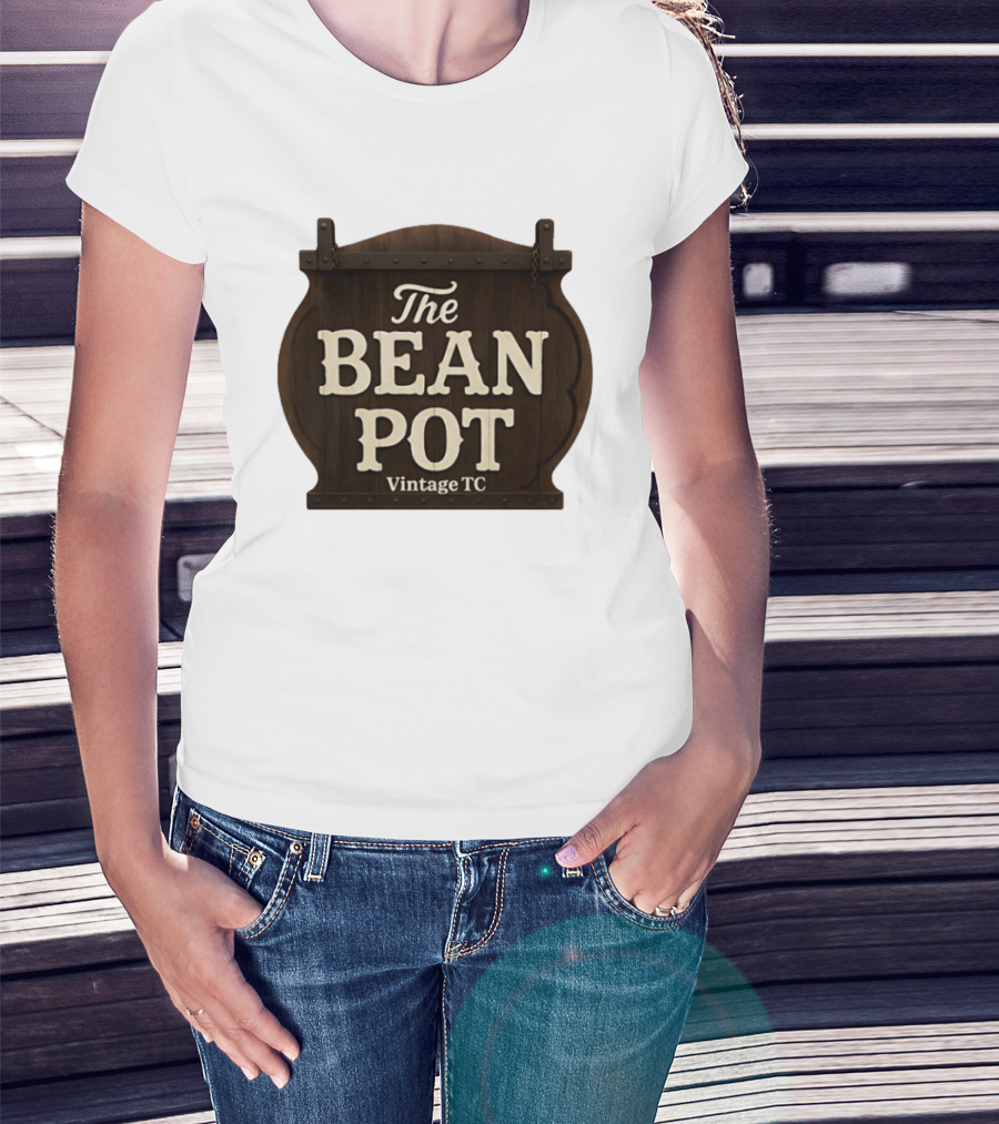 The Bean Pot Vintage TC Wood Sign T-Shirt