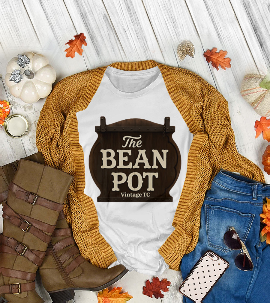 The Bean Pot Vintage TC Wood Sign T-Shirt