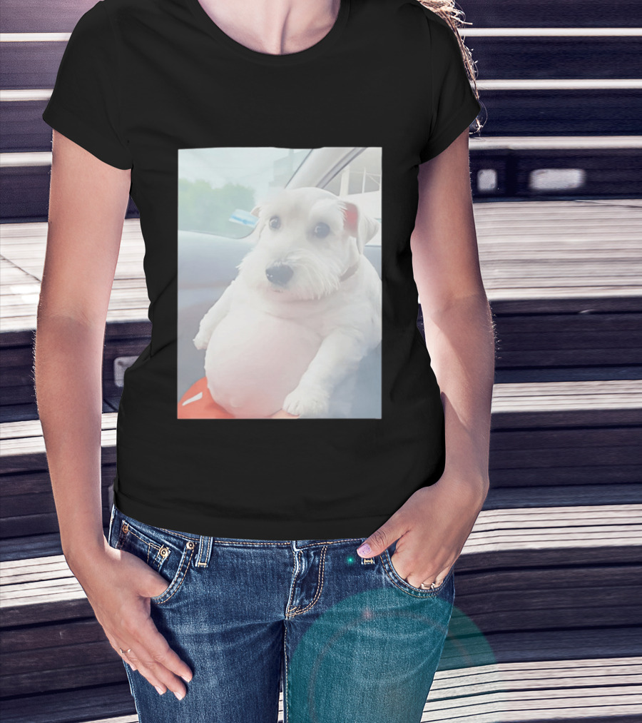 Fat Chud Dog Meme Funny Animal Image T-Shirt