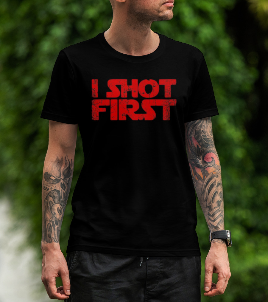 I Shot First Star Wars Iconic Red T-Shirt