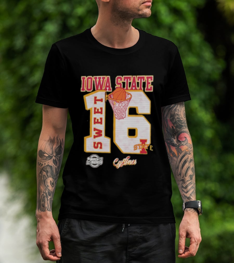 Iowa State Cyclones March Madness Sweet 16 Bound 2026 NCAA Tournament T-Shirt