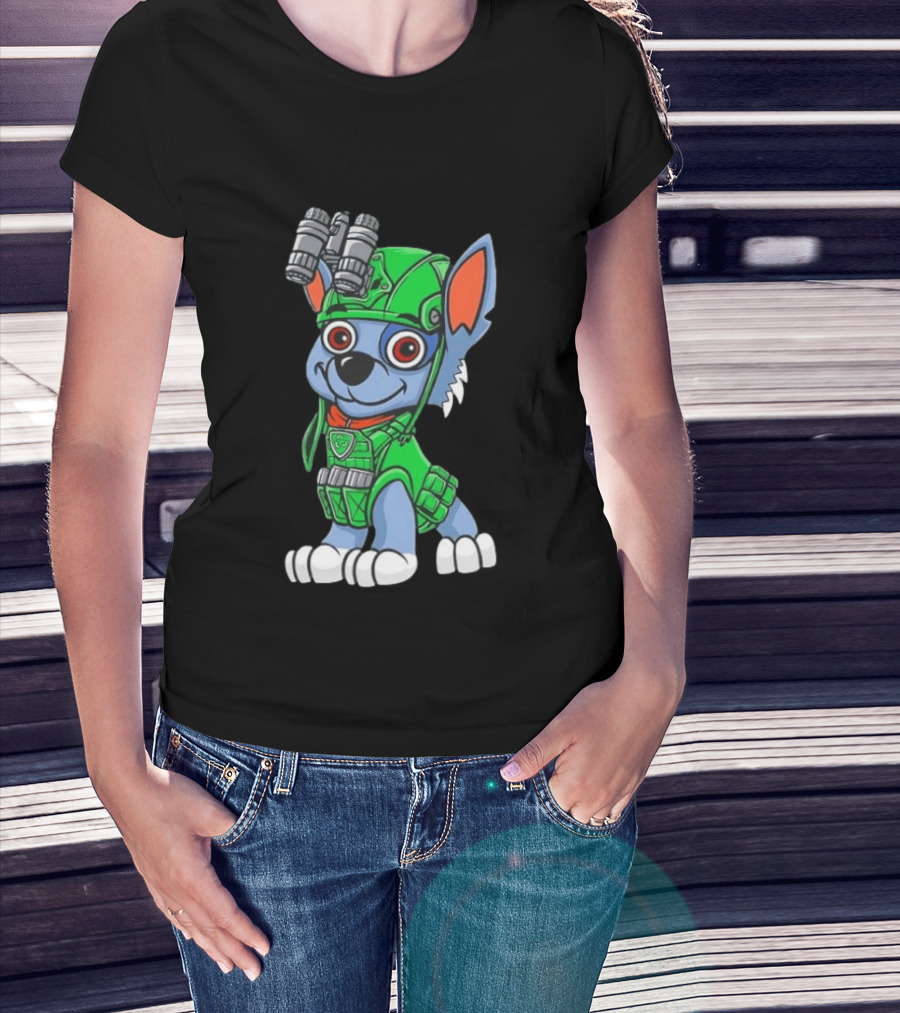 Rocky PAW Patrol Night Vision Recycling Dog T-Shirt