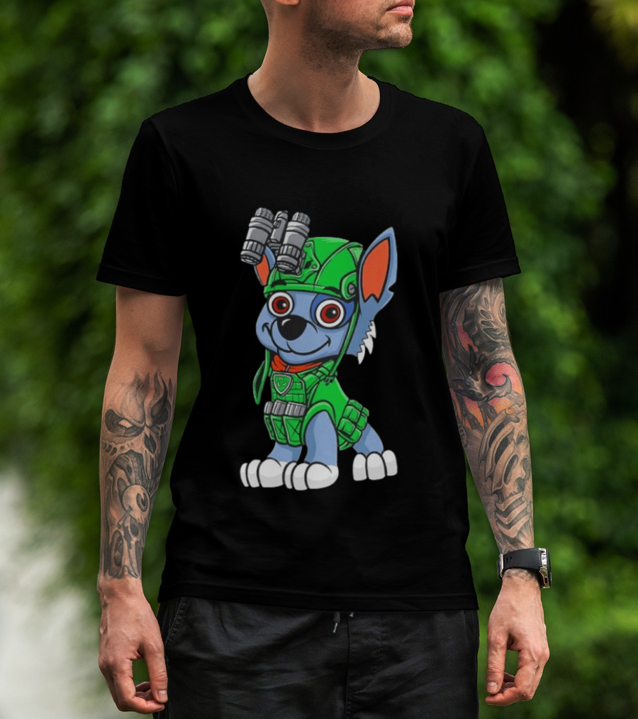 Rocky PAW Patrol Night Vision Recycling Dog T-Shirt