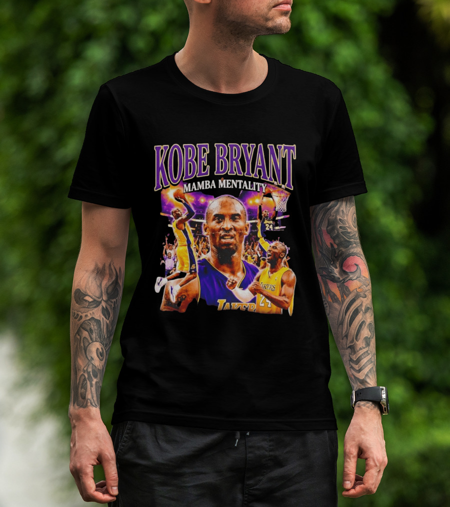 Kobe Bryant Mamba Mentality Los Angeles Lakers NBA 24 T-Shirt